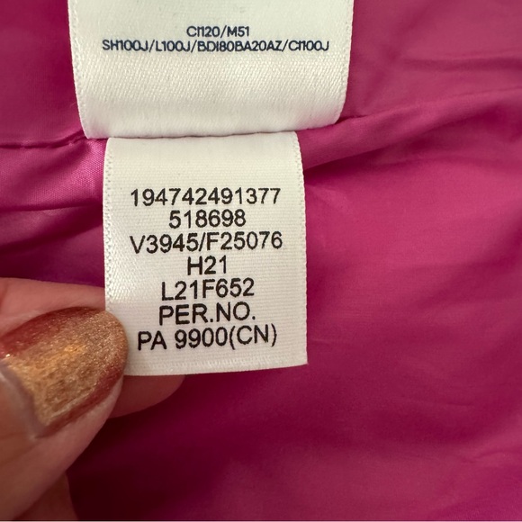 Lands’ End Down Puffer Vest Verbena 2X - Picture 7 of 7